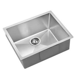 Handmade Stainless Steel Sink 550mm*450mm Silver