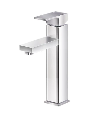 Noxwell Solid Brass Body High Stand Mixer Tap Brush Nickel